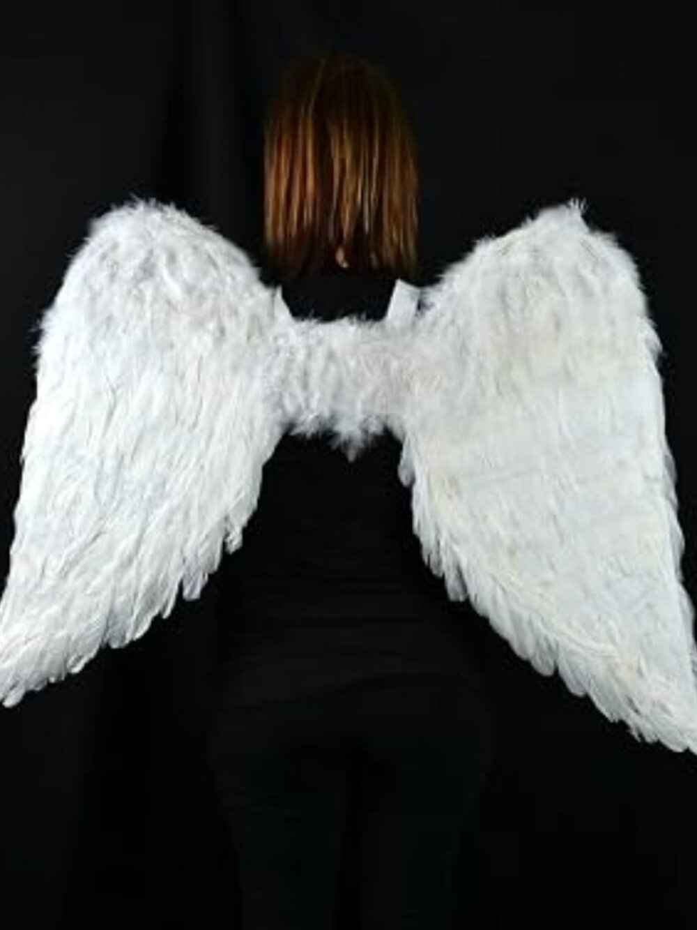 Adult White Angel Wings 43 x 27 Inches